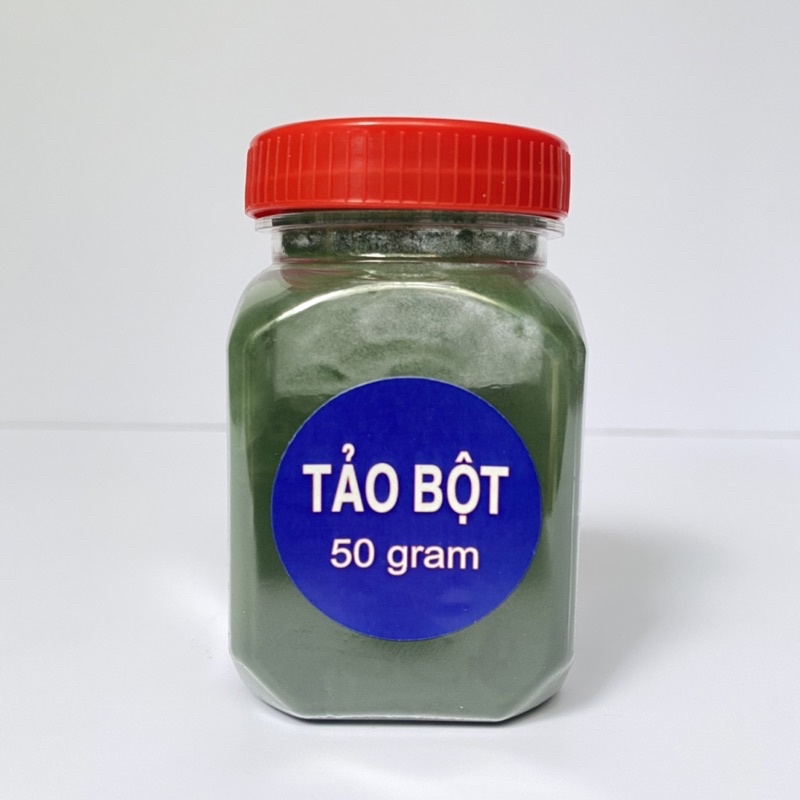 Tảo bột hũ 50g cho cá bảy màu, betta, bổ sung chất sơ