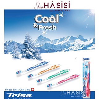 Bàn Chải Có Nắp TRISA - Cool & Fresh Medium