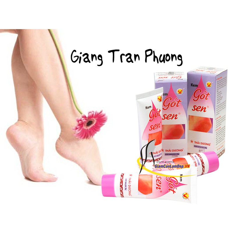 Gót sen - Kem nẻ, dưỡng ẩm gót chân