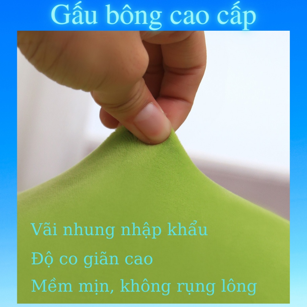 Gấu bông to Quả Bơ 🛡𝑯𝒂̀𝒏𝒈 𝑪𝒂𝒐 𝑪𝒂̂́𝒑🛡, gối ôm hình thú nhồi bông siêu cute mềm mịn