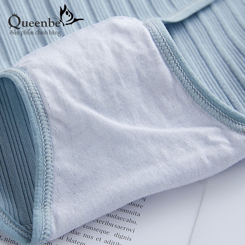 Quần chip nữ đẹp quần lót nữ cotton 4 chiều Queenbe GLDL033 Cuocsongvang