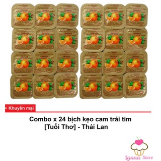 Vitamin c trái tim tuổi thơ vỉ 24 hộp- thái lan