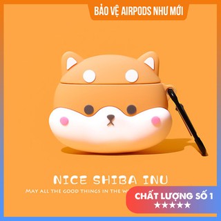 [Hàng Mới Về] Case Vỏ Bao Airpods Đựng Tai Nghe Airpod 1 2 Pro Chó Corgi Siêu Dễ Thương