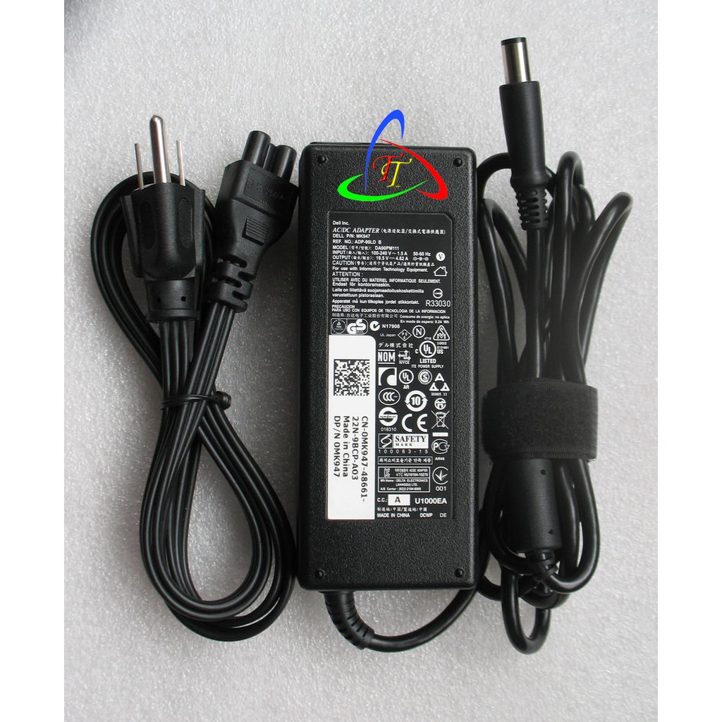 Sạc Laptop Dell 19.5V - 4.62A - 90W