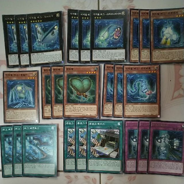 [Thẻ bài yugioh] Bán nguyên set Digital Bug - Bản tiếng hàn