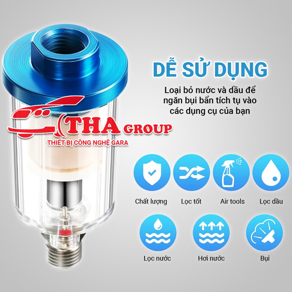 Lọc hơi nước dùng cho súng phun sơn