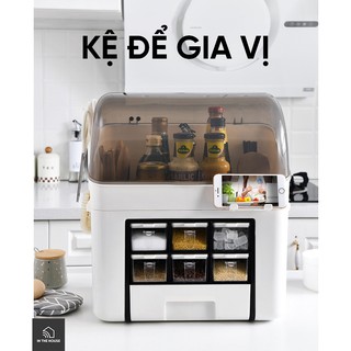 [CHẤT LƯỢNG, GIÁ GỐC] KỆ ĐỂ GIA VỊ ĐA NĂNG, HIỆN ĐẠI PHÙ HỢP VỚI CĂN BẾP CỦA BẠN