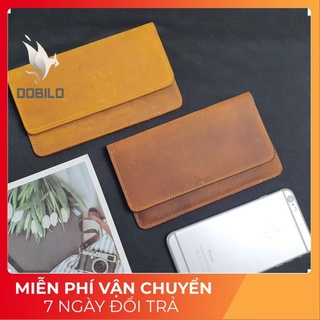 [Da Thật] Ví Cầm Tay Nam,Ví Dài Tiện Ích Đựng Điện Thoại Kèm Ví Đựng Tiền, ATM, CMND - WL106 - Bảo Hành 3 Năm