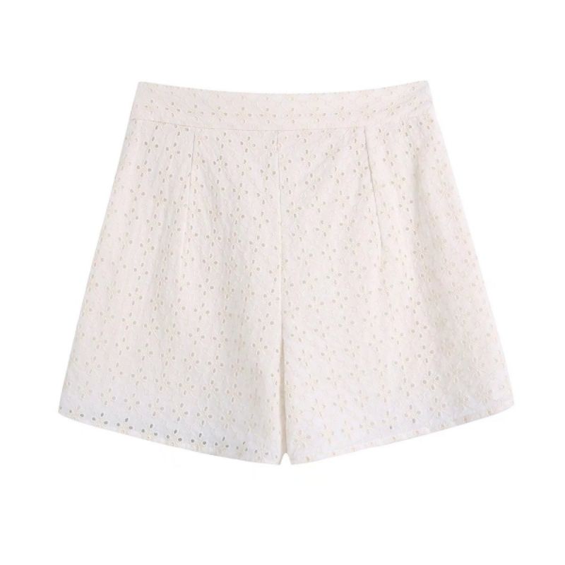 SET ÁO REN TRẮNG VÀ QUẦN SHORT REN ZARA XUẤT XỊN TQXK