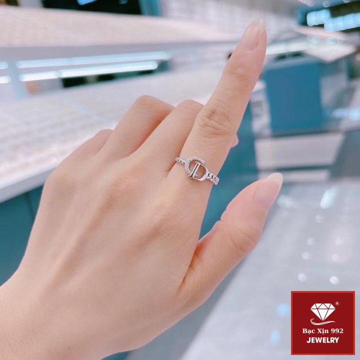 Nhẫn bạc nữ, mẫu mới nhất, phong cách mới/