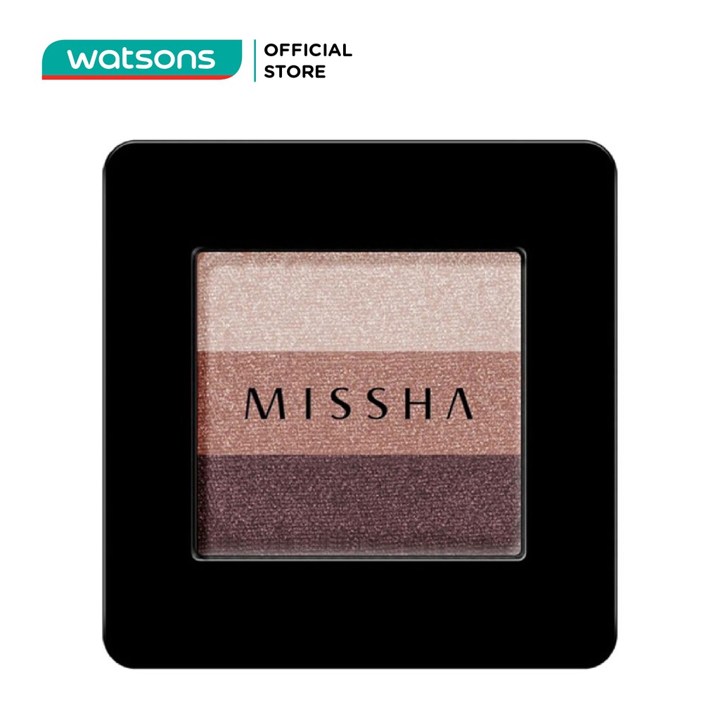 Phấn Mắt Missha Triple Shadow 3 Màu 2g .#5 Vintage Plum