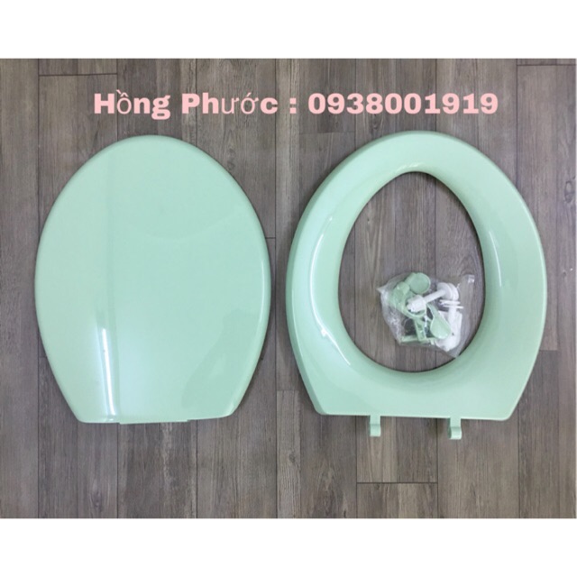 Nắp Bồn cầu HA-03 xanh ngọc Nhựa PLASTIC  Siêu bền