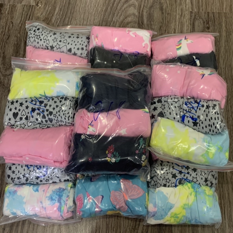 Combo 3q-Quần legging bé gái chất siêu co dãn ko bai dão bé size đại 4-16 tuổi.