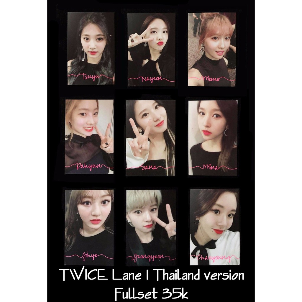 Set card TWICE UNOFFICIAL Kor. ver