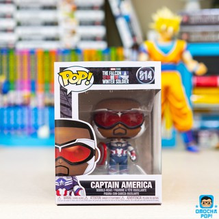 Mô Hình Chính Hãng Funko Pop Marvel: Falcon and The Winter Soldier - Captain America (Sam Wilson) 814