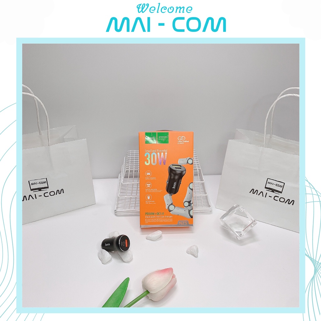 Tẩu Sạc Nhanh 30W Đa Năng Hoco NZ5 ( Sạc Nhanh PD30W, QC3.0 ) - CHÍNH HÃNG