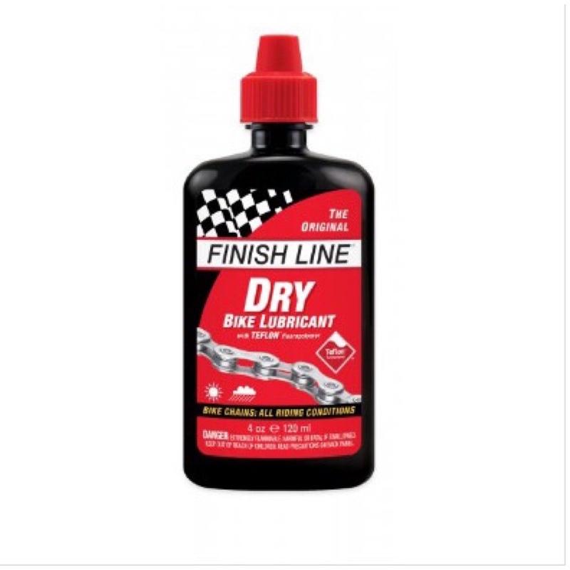 Dầu Tra Sên Khô FINISH LINE DRY 120ml - DRY Bike Lubricant Teflon