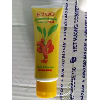 Combo 2 tuýp sữa rửa mặt E100 Nghệ 100g