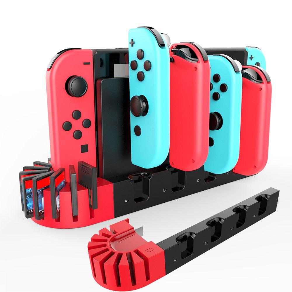 MYRONGVN Đế Sạc 4 Cổng Cho Tay Cầm Chơi Game Nintendo Switch