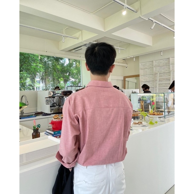 Sơ Mi Linen - Auber Half Open Shirt (8color)