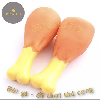 ĐÙI GÀ CHÚT CHÍT, ĐỒ CHƠI NHAI GẶM CHO THÚ CƯNG