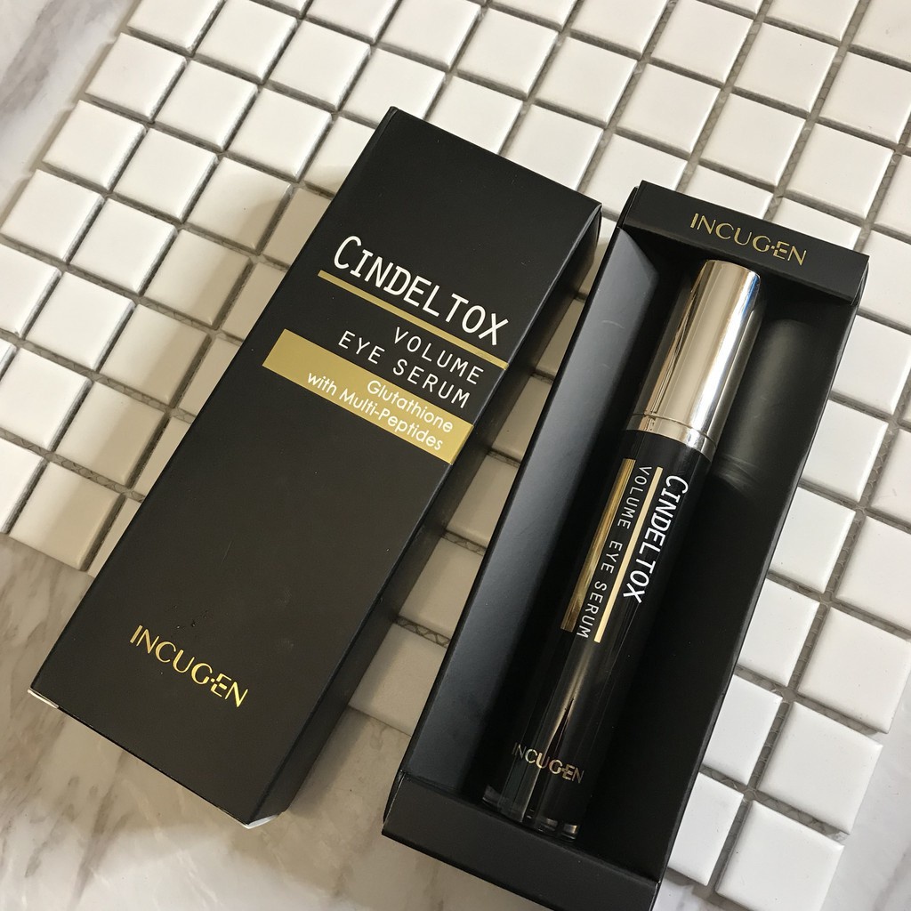 Thanh lăn xóa nhăn mắt truyền trắng Cindel Tox Volume Eye serum 15ml