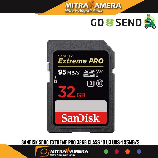 Sandisk Thẻ Nhớ Sdhc Extreme Pro 32gb Class 10 U3 Uhs-1 95mb / S