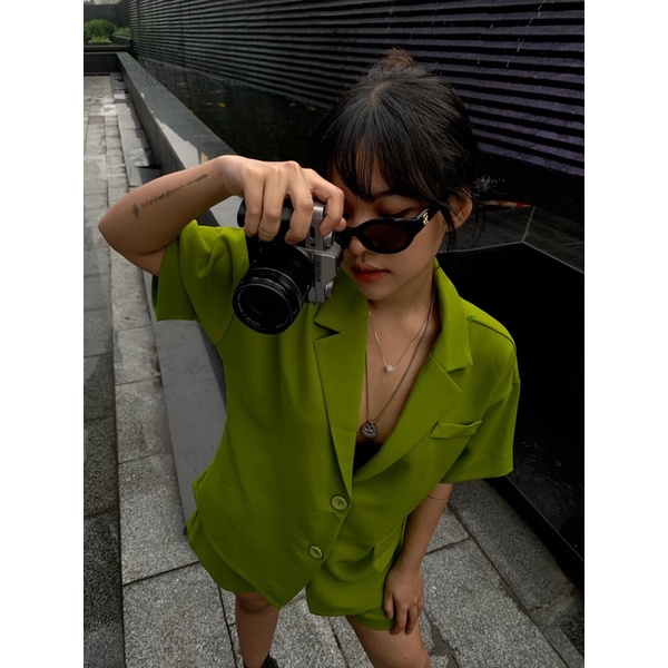 Set bộ Blazer cộc tay CCS68 by COCCACH