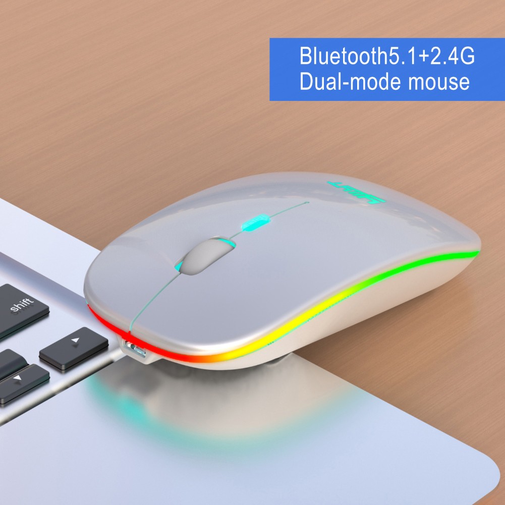 Chuột Không Dây Hel + G852 Bluetooth 5.1 2.4g Cho Laptop