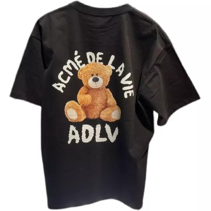 Unisex1999 TEDDY BEAR (BEAR DOLL) SHORT SLEEVE T-SHIRT BLACK, Áo Phông Unisex in hình A.D.L.V rất dễ phối đồ, oversize,,