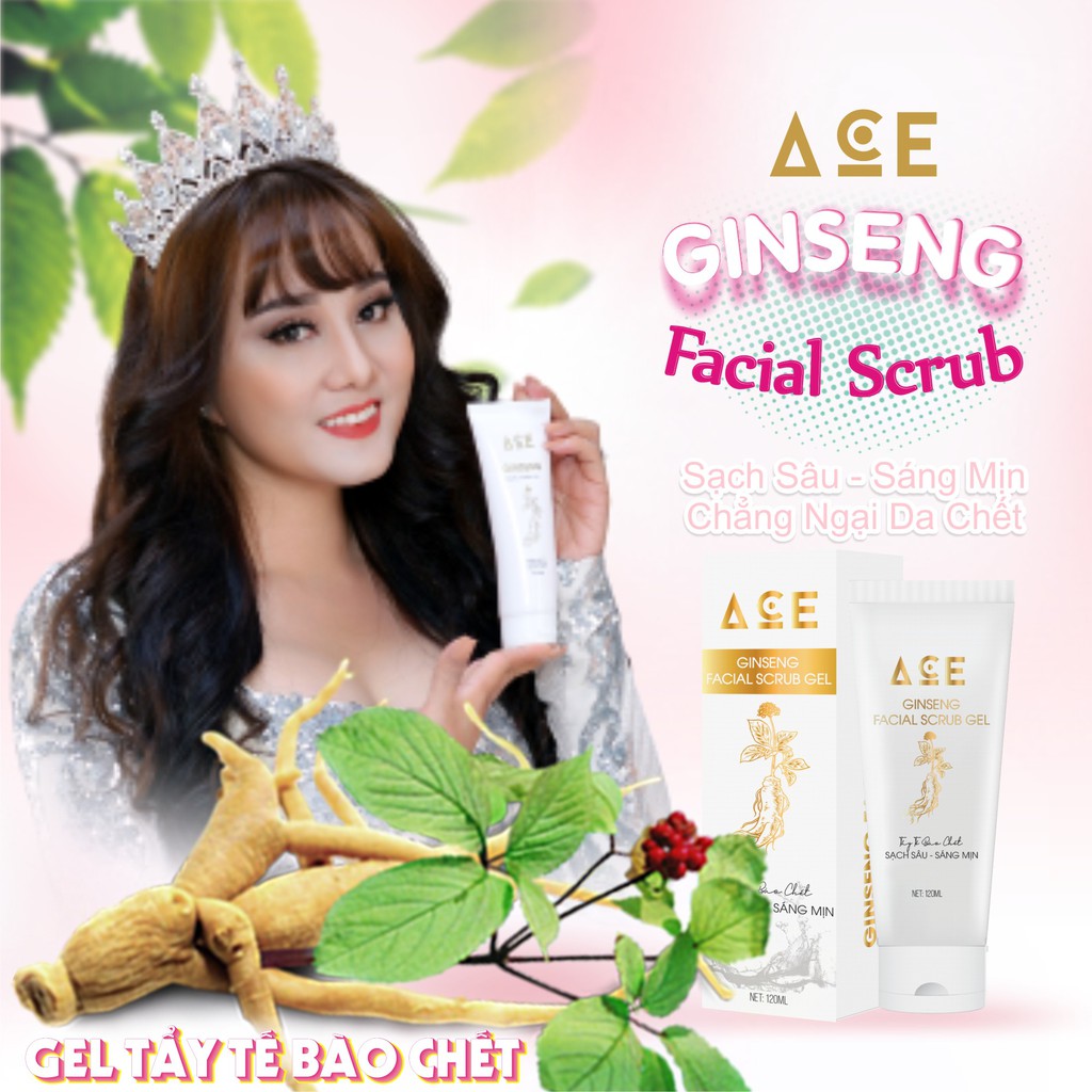 Gel Tẩy Tế Bào Chết ACE Nhân Sâm (120ml)