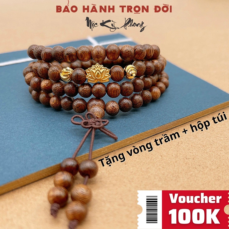 Vòng Tay Trầm Hương 108 Hạt 216 Hạt 4mm 6mm 8mm Nam Nữ Mix Nhiều Charm Đa Dạng MỘC KỲ PHONG Bảo Hành Trọn Đời