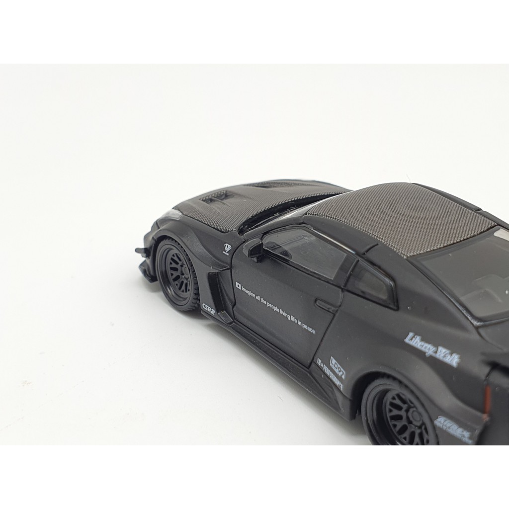 Xe Mô Hình LB Nissan GT 35GT-RR Ver.1 RHD 1:64 MiniGT ( Đen Nhám )