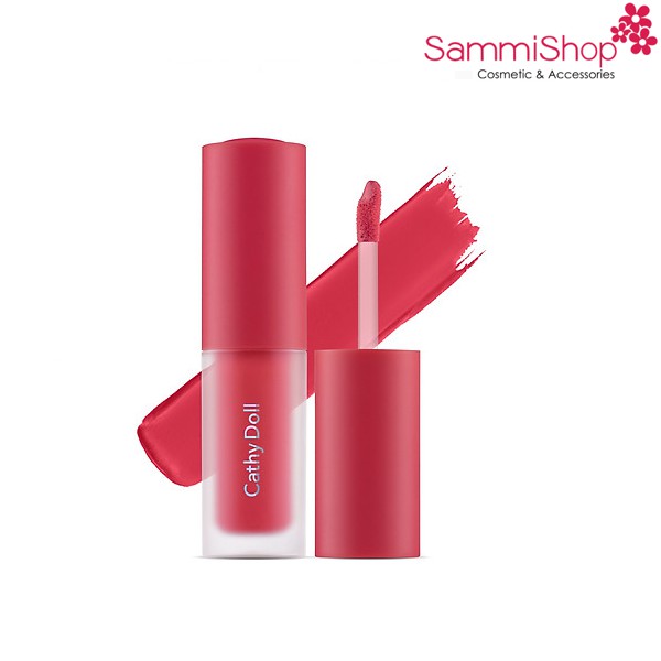 Son kem và má hồng Cathy Doll Lip &amp; Cheek Nude Matte Tint 3.5g