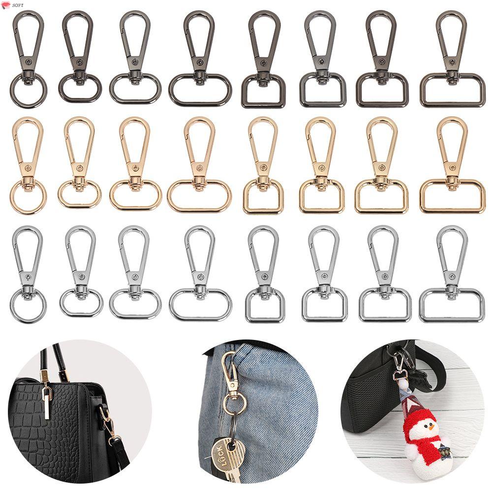 Set 5 Móc Khóa Kim Loại Đa Màu Sắc Chuyên Dụng Làm Đồ Trang Sức/Móc Túi Xách Tiện Dụng