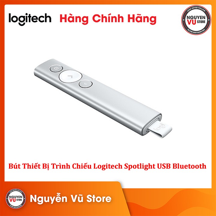 Bút Thiết Bị Trình Chiếu Logitech Spotlight USB Bluetooth - Hàng Chính Hãng