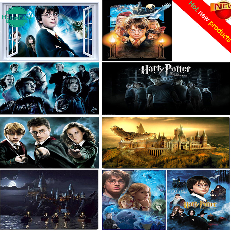 Bộ Tranh Đính Đá 5d Tự Làm Chủ Đề Phim Harry Potter 5d | WebRaoVat - webraovat.net.vn