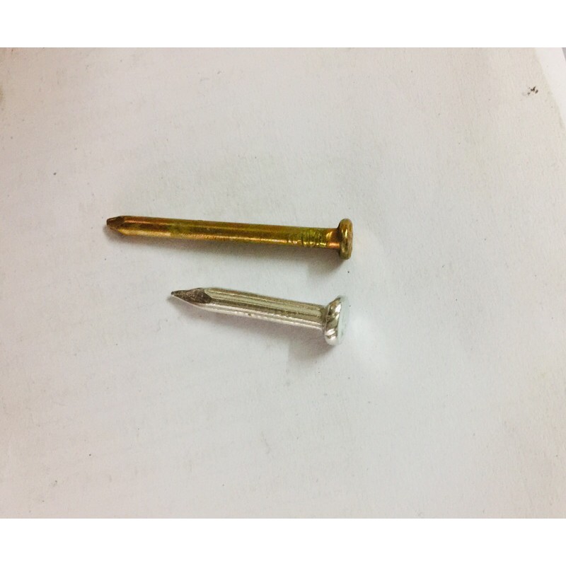 Đinh thép hộp Sanky vàng- trắng 1,6cm,2cm- 3cm-4cm-5cm- Đinh đóng tường- đóng nẹp điện