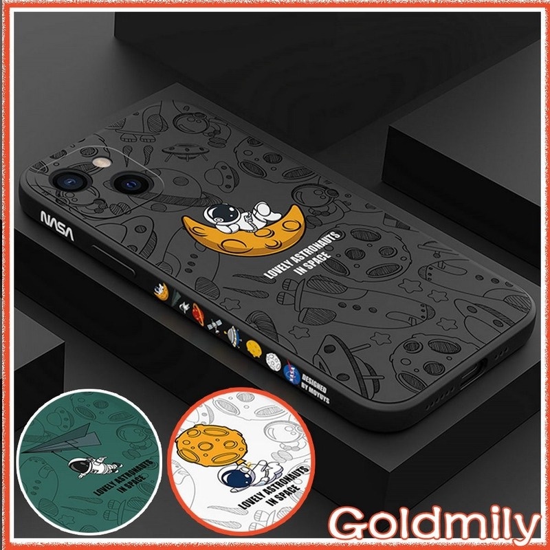Ốp Điện Thoại Silicon Dẻo In Hình Phi Hành Gia Cho iPhone 14 iPhone15 iPhone 6s Plus i8 Plus i12 Pro iPhone 7 Plus 8+ iPhone11 12 Pro Max 6s i11 iPhone13 Xr XS 11