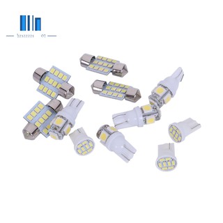 Set 11 Bóng Đèn Led T10 & 31mm Cho Nội Thất Xe Hơi