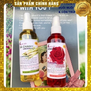Xịt thơm phòng hương nước hoa : sả chanh, quế ,lavender, coco chanel.. 100ml