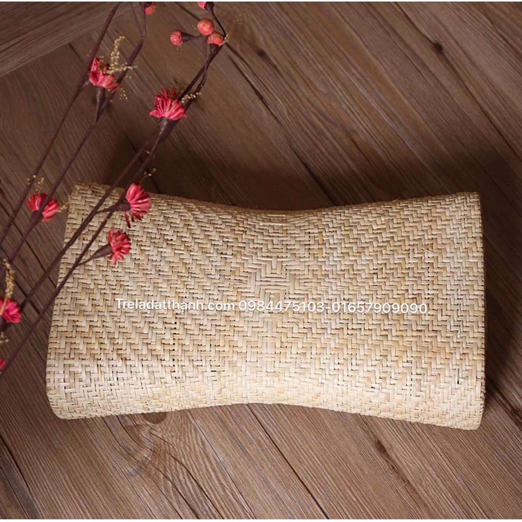 GỐI MÂY, GỐI ĐIỀU HOÀ THOÁNG KHÍ MÁT DA ĐẦU , GỐI MÂY TRE ĐẸP PHONG CÁCH VINTAGE