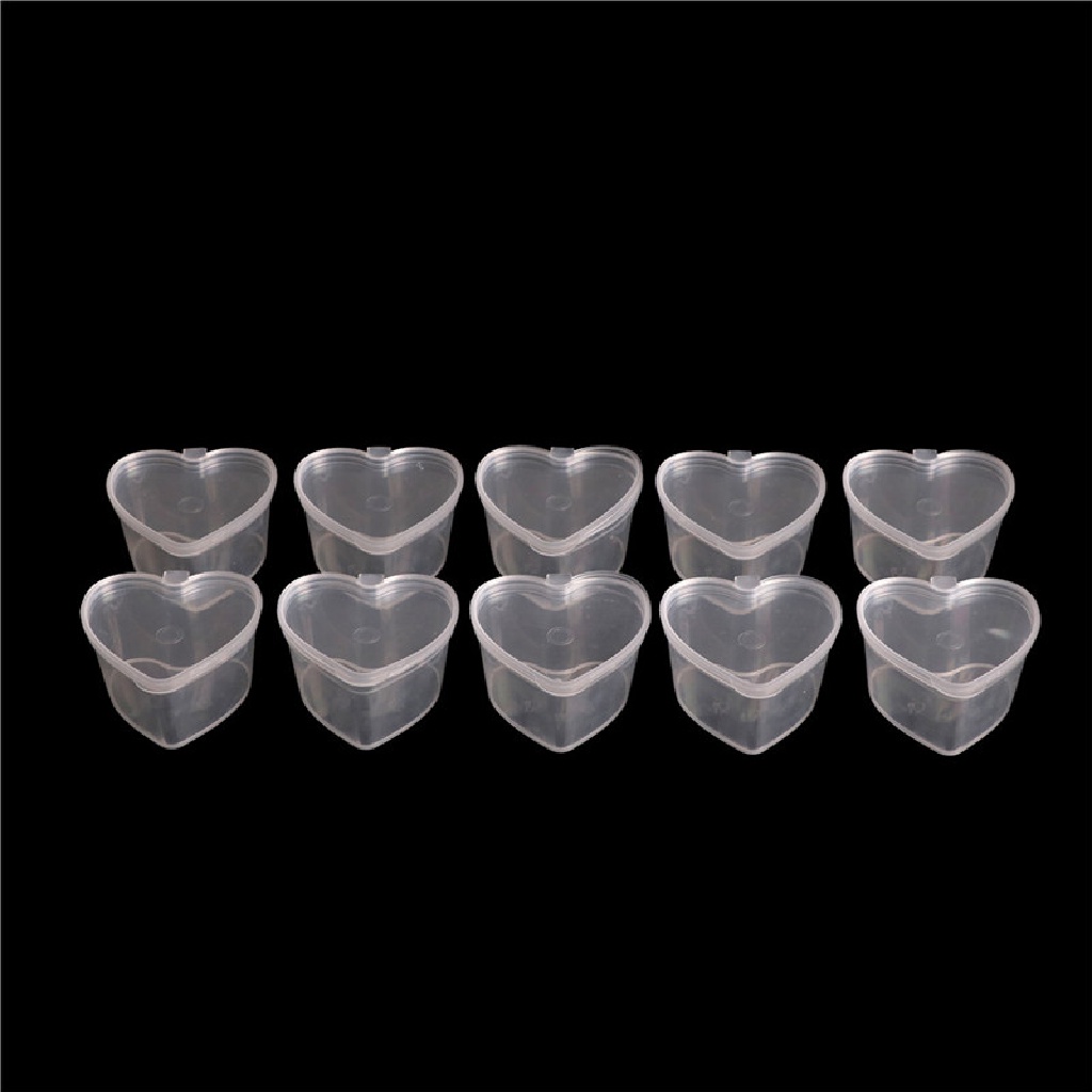 Set 10 Hộp Nhựa Trong Suốt Đựng Đồ Chơi Chất Dẻo Tiện Dụng