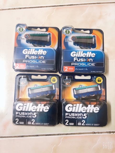 Hộp lưỡi dao cạo cao cấp Gillette 5 lưỡi ( 2 dao)