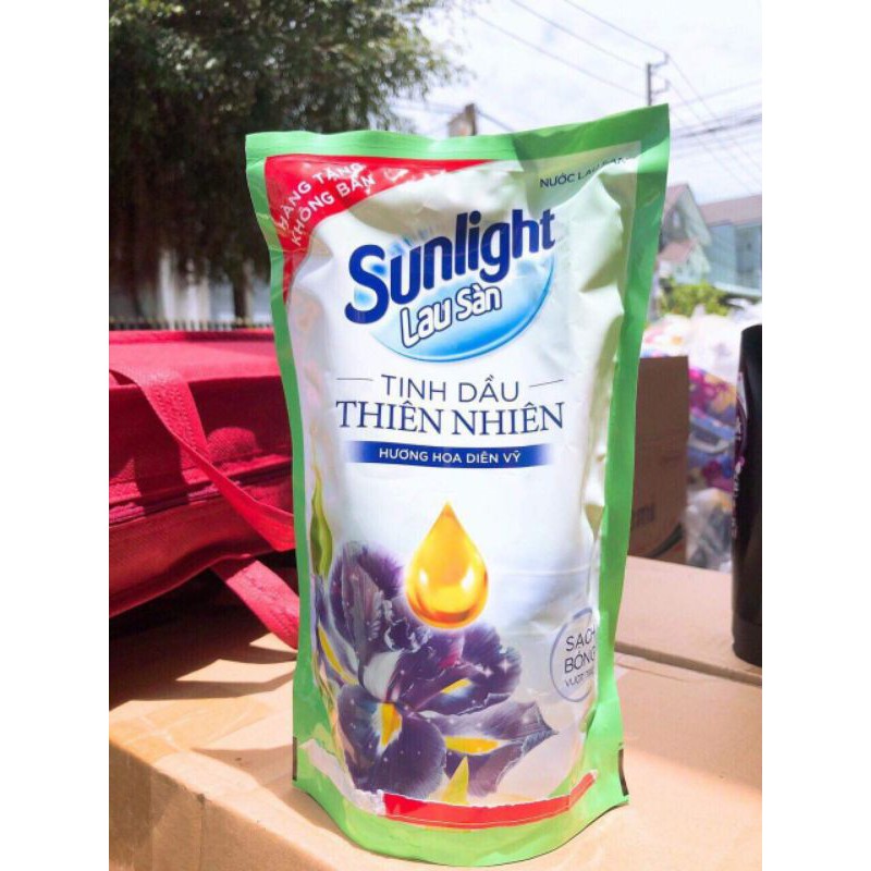 Nước lau sàn Sunlight 550g combo 10 túi