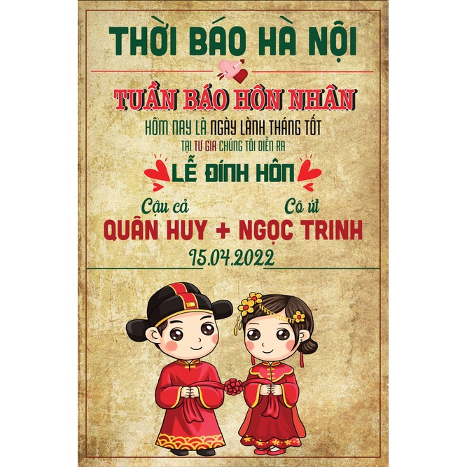 Bảng Tên Đám Cưới Để Cổng
