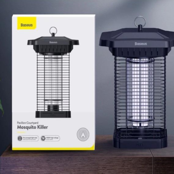 Đèn Bắt Muỗi, Diệt Côn Trùng Bằng Công Nghệ Tia UV Baseus Pavilion Courtyard Mosquito Killer 18W - 4000V, Kháng Nước