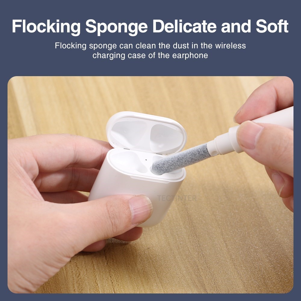 Bộ Dụng Cụ Vệ Sinh Tai Nghe Bluetooth Airpods Pro 1 2 Huawei Samsung MI