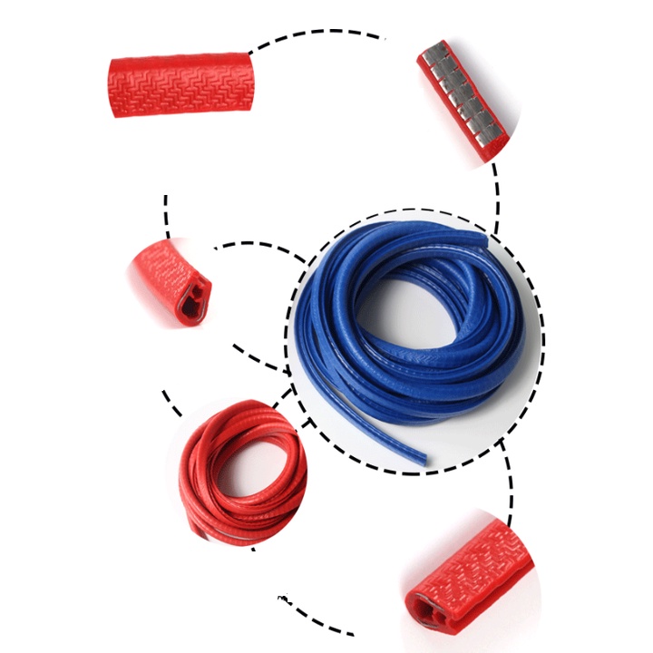 Gioăng cao su, nẹp viền cửa chữ U lõi thép chống va đập, cách âm, chống ồn cao cấp dài 5m