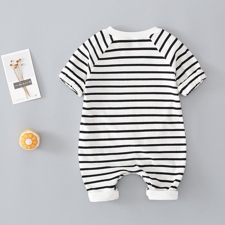 Bộ áo liền quần vải Cotton thời trang Hàn Quốc cho bé